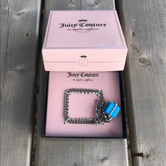 Juicy Couture Present Gift Box Charm Bracelet - Picture 1 of 6